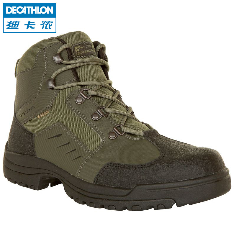 迪卡侬 登山鞋 户外防滑防水透气耐磨全地形男 徒步鞋 SOLOGNAC