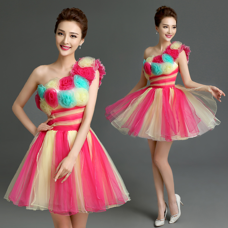 2023 Elegant Women's Dress, Dignified Banquet Evening Gown, New Style Host Performance Dress, Birthday Dinner Dress for Petite Women