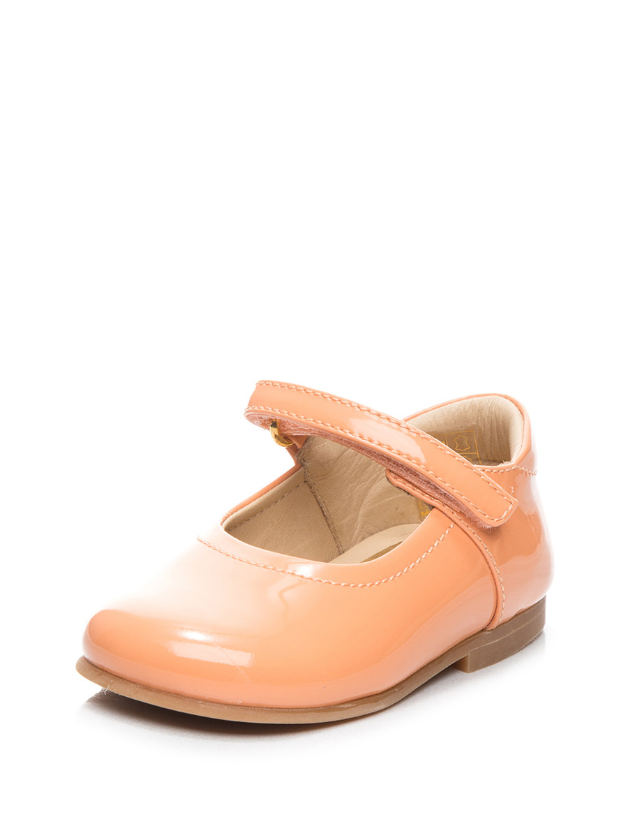 Dolce&Gabbana 橘红色魔术扣襻带皮鞋