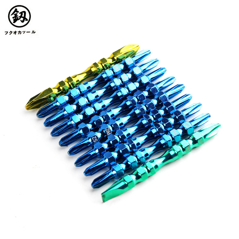 FO-9080X Fukuoka Twin Cross Electric Screw Screwdriver head electric drill Magnetic tool head Electric screwdriver nozzle Pneumatic screwdrivers FO-9080X