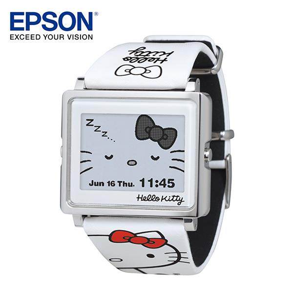EPSON Smart Canvas Hello Kitty Simple White Kitten Cat Watches