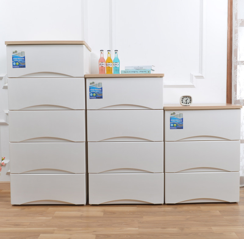 Wan Yuan Chum Drawers Cabinet Finishing Cabinet Bedside Plastic Cupboards Baby Wardrobe Containing Cabinet containing cabinet