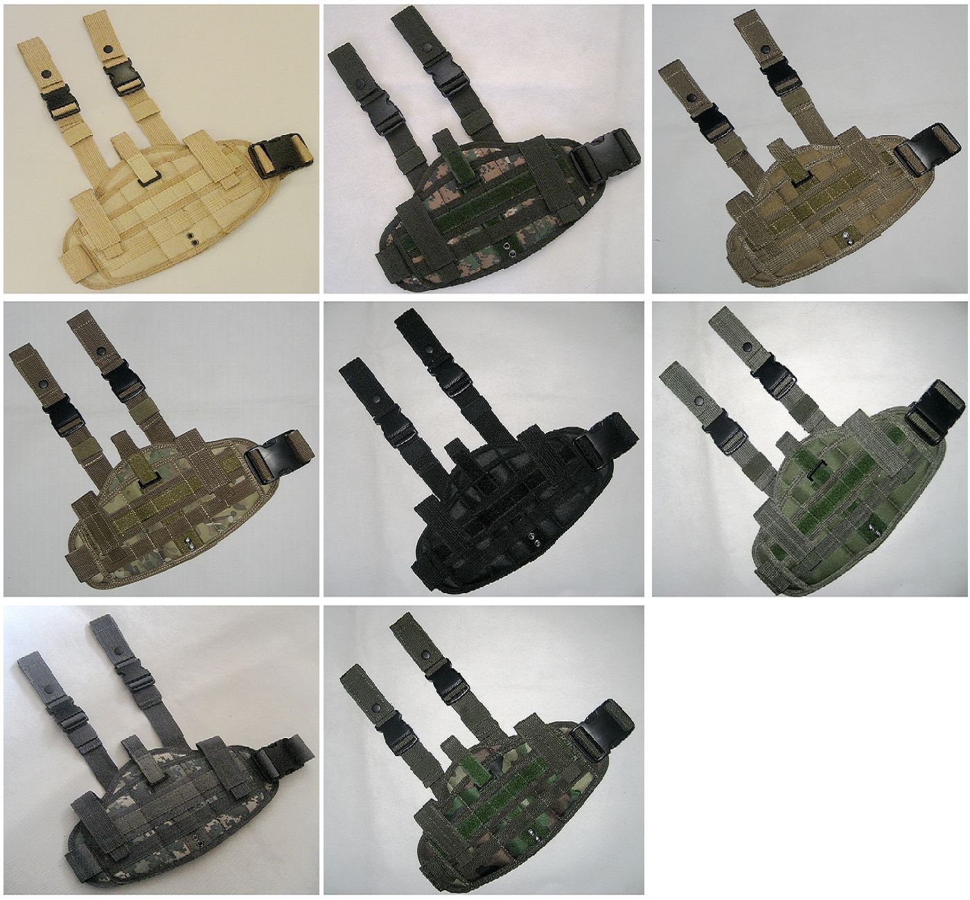 Versatile invisible universal leg bag molle leg plate Molle system leg quick pull fit bag