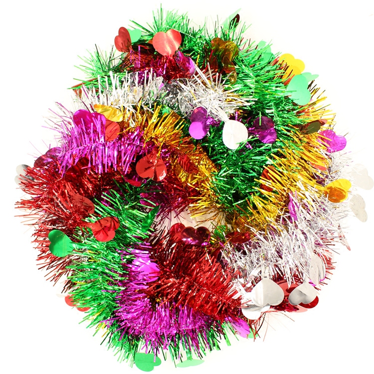 Christmas Decorations Scene Arrangement Wool Strips Wedding Wedding Wedding items Colourful Strips of New Year's Annual Meeting-Taobao