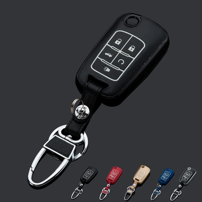 专用于别克新君越钥匙包套汽车遥控器保护壳套扣真皮GL8改装用品