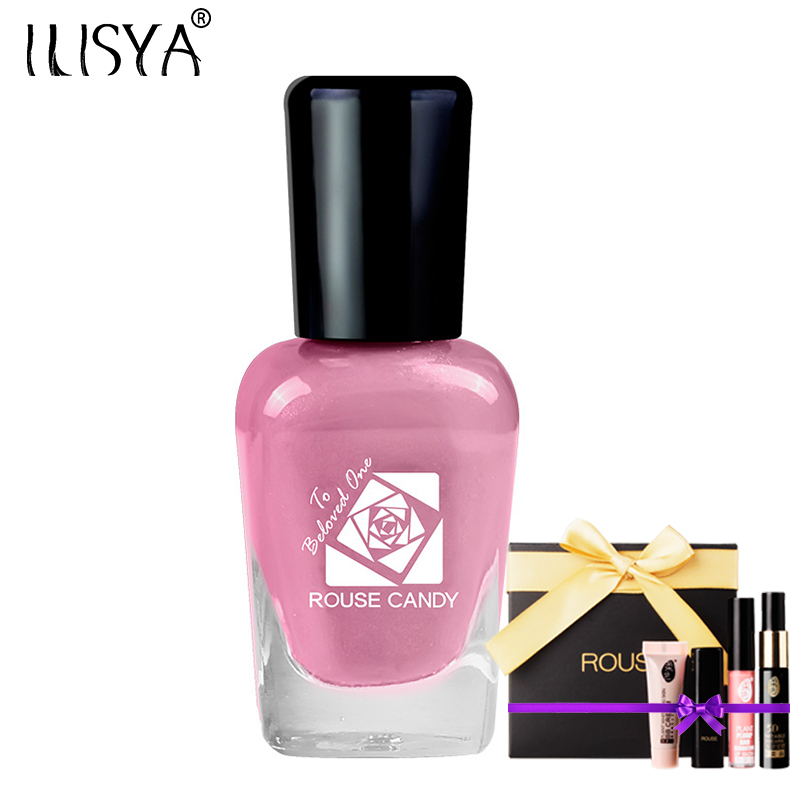 ILISYA可剥指甲油 水性无毒指彩美甲 rouse candy氤氲 粉色16ml