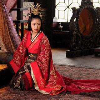 Beauty Xinzhi's Same Han Dynasty Bride's Wedding Chinese Dress New Red Ancient Costume Lin Xin Is Like Wedding Dress Classical