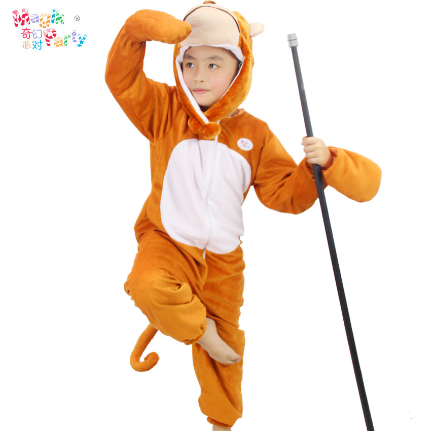 Halloween Children's Performance Costume Men Girl Cosplay Role-playing Animal Sun Epiphany Monkey Suit