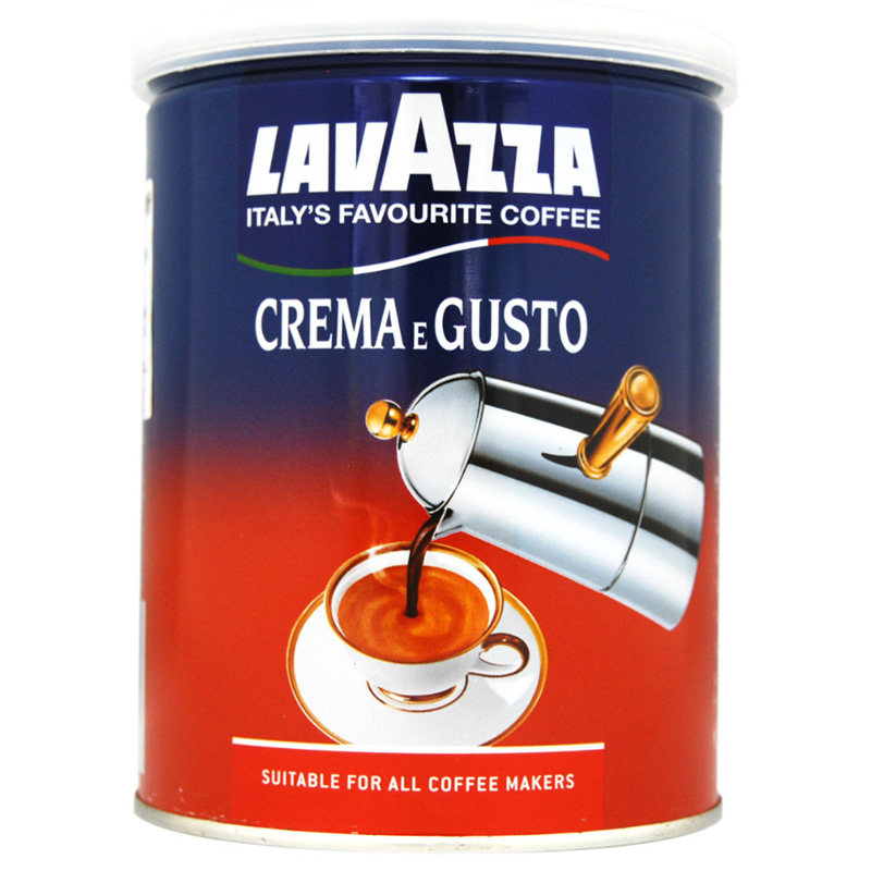 【天猫超市】意大利进口维萨LAVAZZ经典奶香咖啡粉250g铁罐装