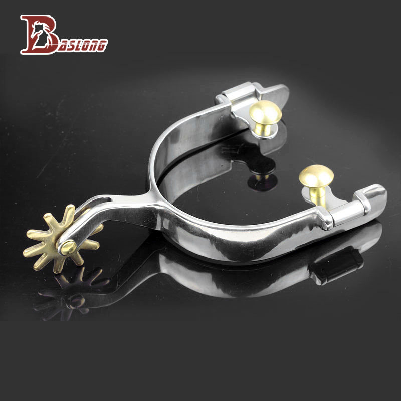 Equestrian Western Gear Spurs Riding Spurs Stainless Steel Kick spurs Knight Equipment Eight Foot Dragon Harness