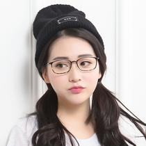 Ultra-light glasses Korean version of plastic steel tungsten titanium full frame eyeglass frame thin frame men and women simple and fresh models can be equipped with myopia