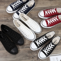 Four Seasons Sail Cloth Shoes Men Tide Shoes Sports Students Cloth Shoes Lovers Slip Board Shoes New Low Bunch Shoes Casual Single Shoes