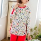 [Đặc biệt hàng ngày] Bộ đồ ngủ nữ mùa thu dài tay cotton nữ sinh viên phần ngọt ngào giản dị có thể mặc quần áo bên ngoài - Bên ngoài ăn mặc đồ bộ pijama Bên ngoài ăn mặc
