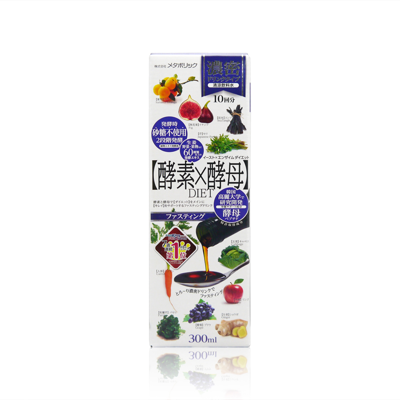 【日本直邮】metabolic酵素酵母原液 果蔬水果液体酵素代餐300ml
