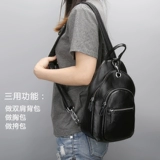 Рюкзак, небольшая сумка для отдыха, из натуральной кожи, 2018, анти-кража