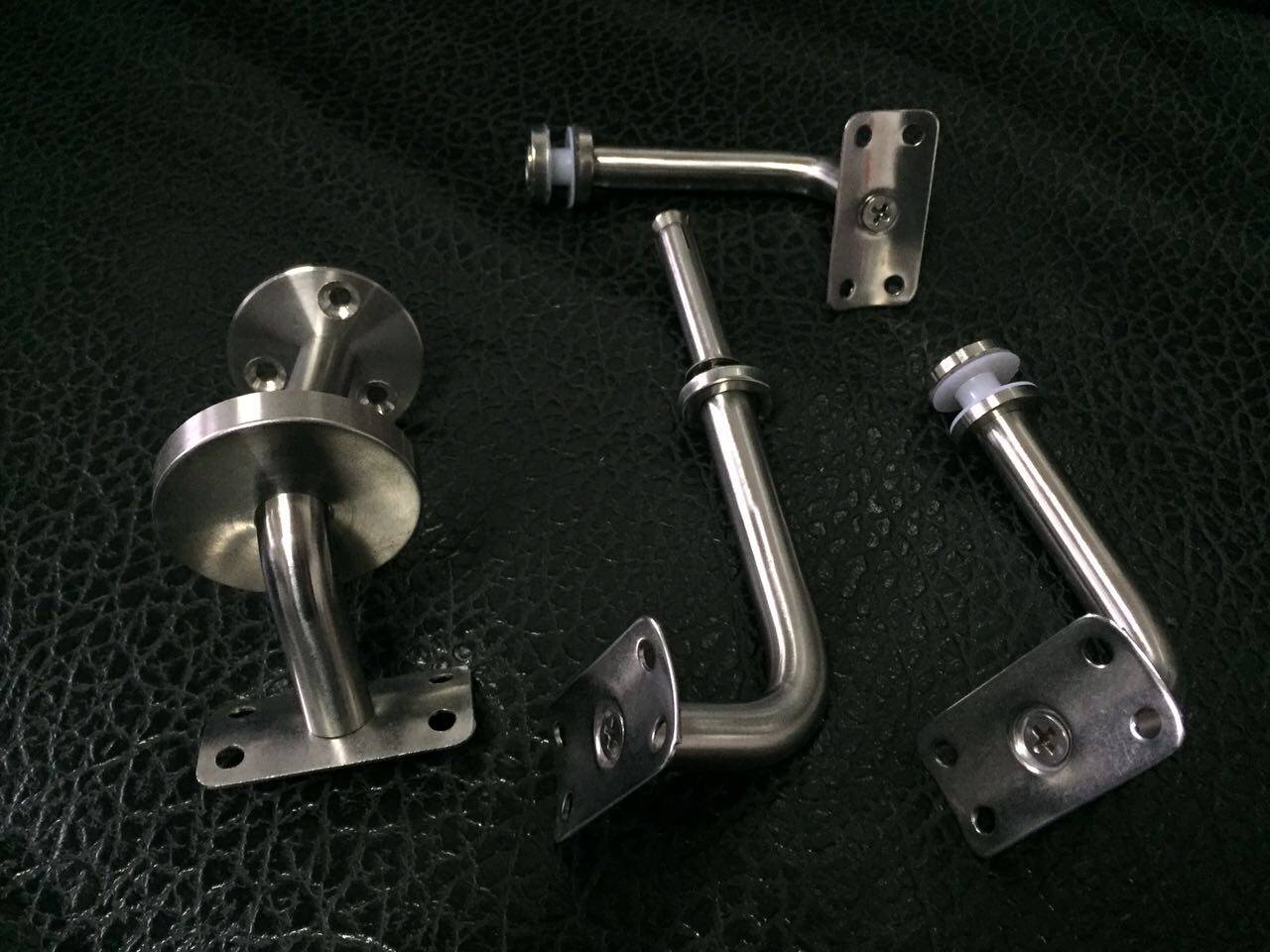 Stainless steel handrail wall bracket Stair bracket Column accessories Connecting parts Wall support frame Glass connecting piece