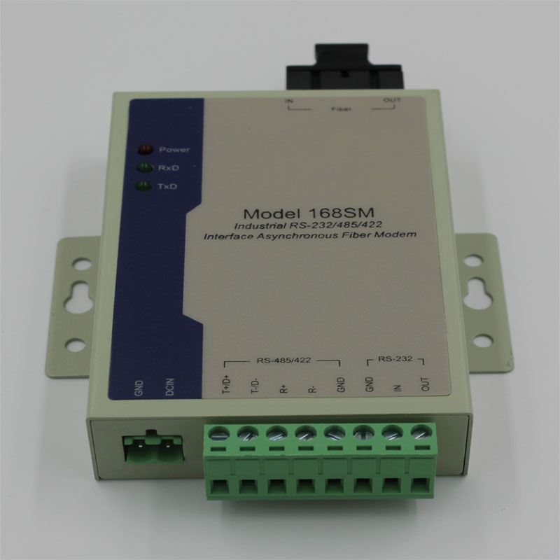 Industrial RS485 422 232 serial port Optical cat fiber MODEM Three-in-one single-mode 20 km SC port