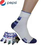 5 đôi vớ Pepsi vớ thể thao nam vớ cotton bốn mùa trong ống vớ mồ hôi khử mùi hộp quà tặng 6140