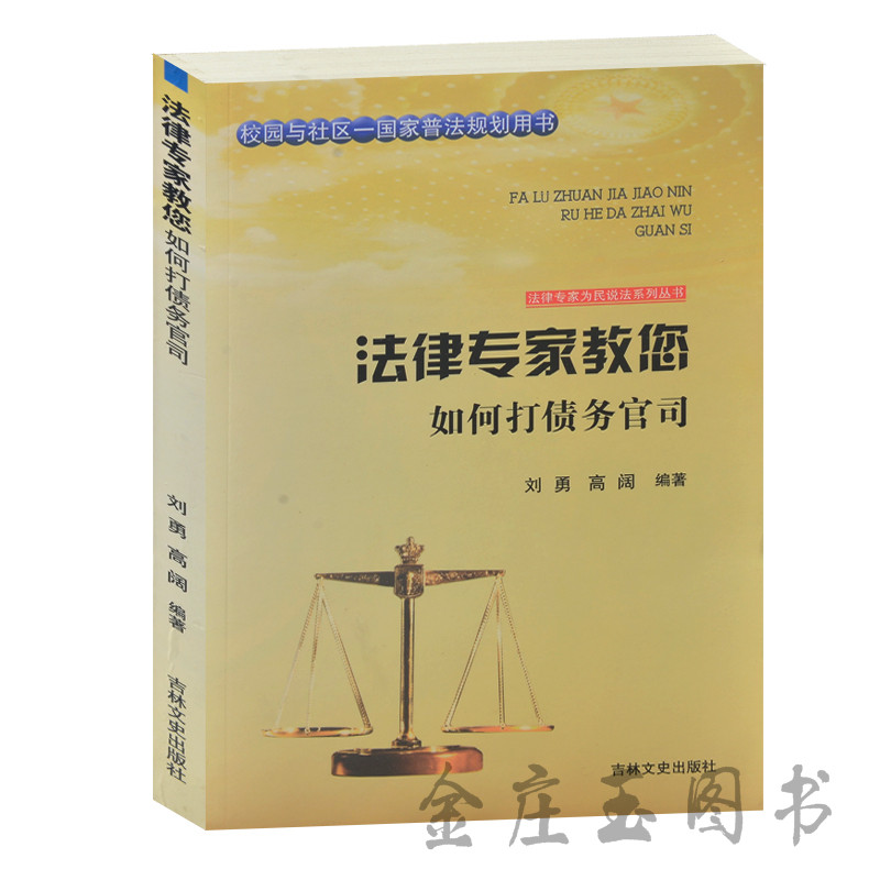 法律专家教您 如何打债务官司 校园与社区-国家普法规划用书 法律专家为民说法系列丛书 欠条借条官司案例分析 法律基础知识书籍