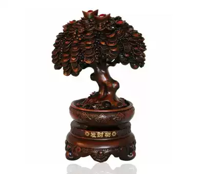 Zhaocai tree rich money tree large handicraft decoration delivery shop company opening gifts home furnishings accessories