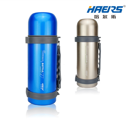 哈尔斯 不锈钢高真空保温壶 旅游壶 HY-750W-2/750ml 配吊带
