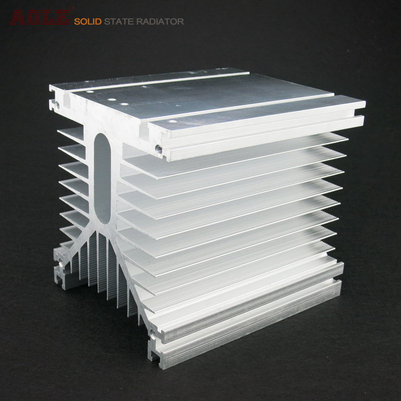 Direct-direct solid-state relay aluminum base 150 * 125 * 135mm Y type radiator surface polished AY-150