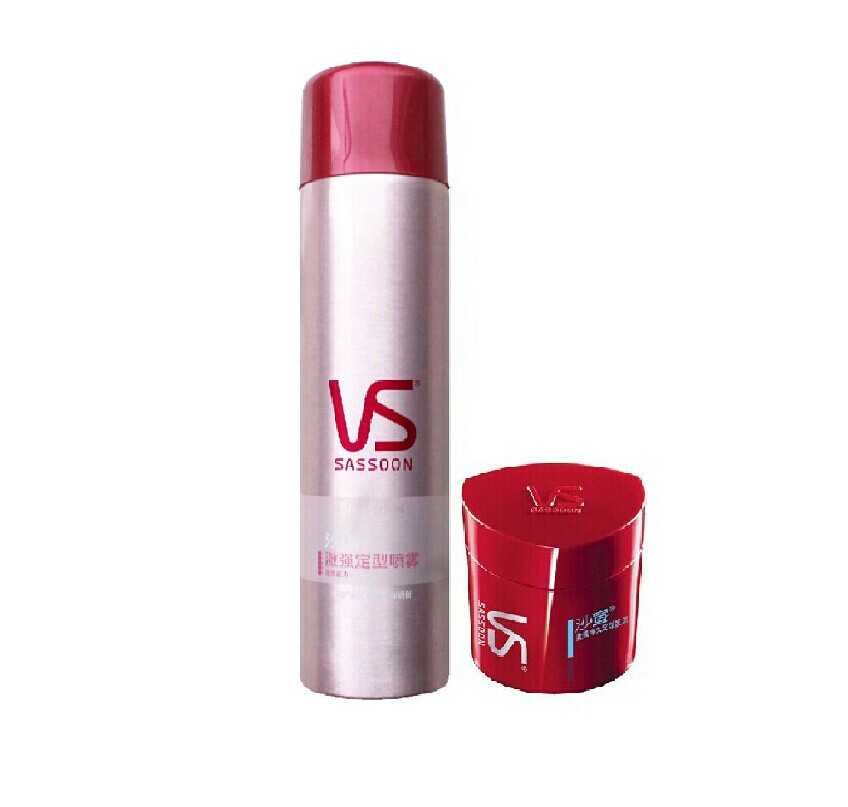 VS沙宣激强定型喷雾300ml +激强持久定型发泥50g 造型