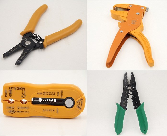 Original Taiwan Kuaigong MRD imported electronic wire multi-function wire stripper wire stripper stripper (with lock)