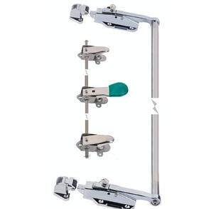 Cold storage door double handle double door CT-1178 including safety push rod