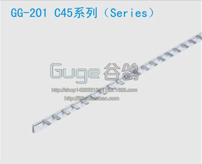 Red copper C45 type busbar 1P-80A copper section 1 7*7 Schneider West air open distribution box busbar