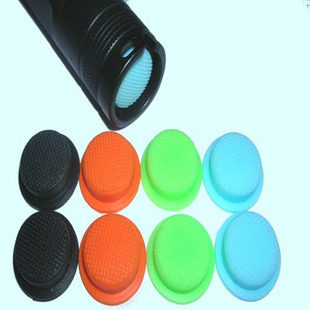 Hand electric silicone button luminated button 18650 AA small straight hand electric flashlight accessories-Taobao