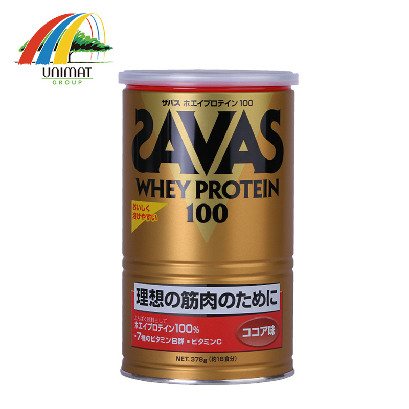 日本发   明治SAVAS理想肌肉型 乳清蛋白粉 378g