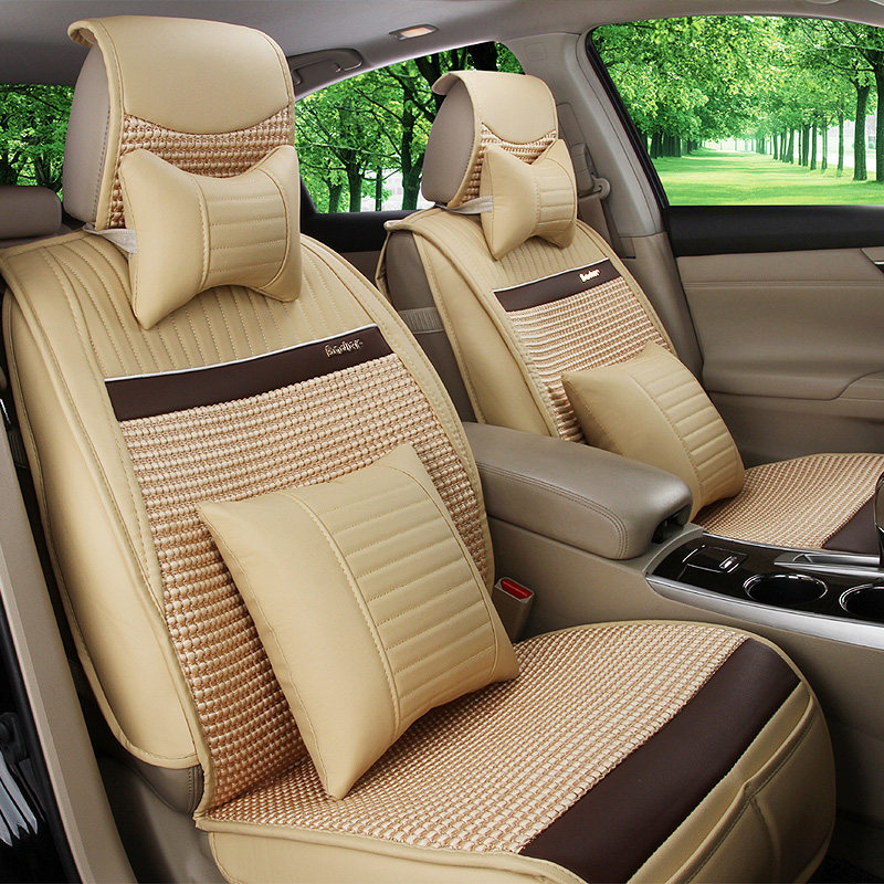 本田XRV杰德CRV锋范雅阁飞度思域凌派汽车坐垫夏季座垫套冰丝全包