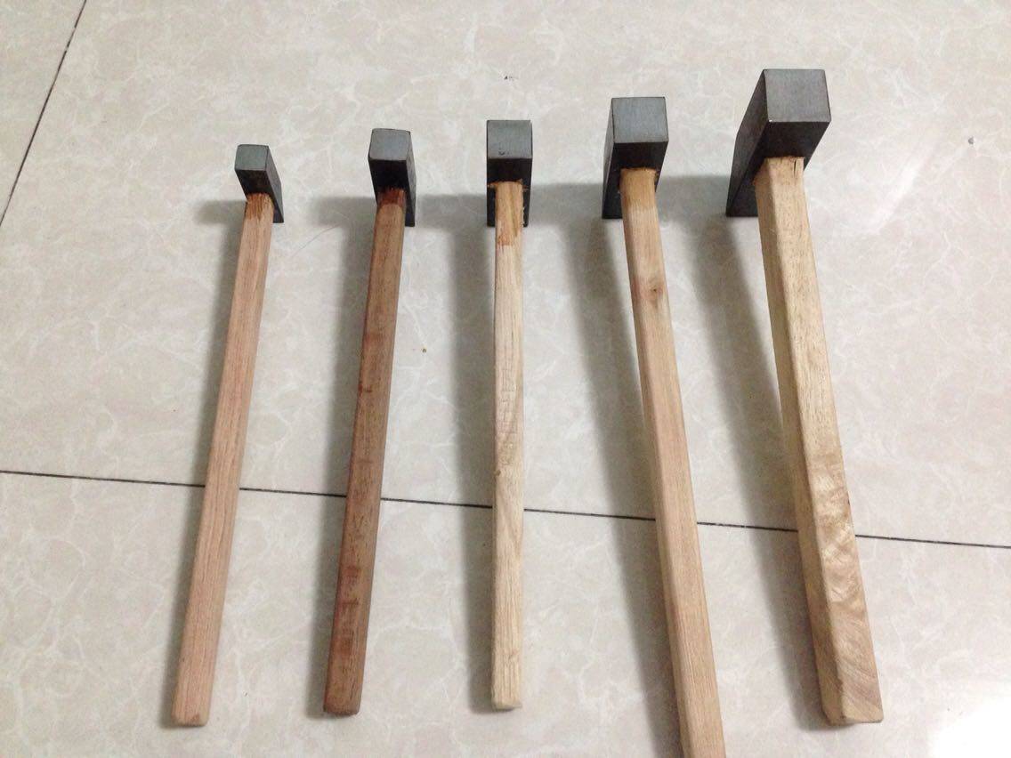 Gold and silver jewelry processing hammer small iron hammer 4 5 6 7 1 inch square hammer gold tool jewelry equipment