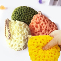 Baby bath artifact baby bathing bubble sponge adult bath towel childrens large bath ball cute