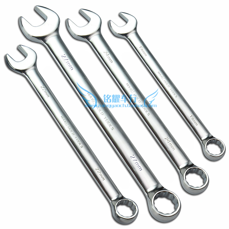 Car battery positive and negative electrode dismantling wrench 8 10 No. 12 of the maintenance tool opens the plum blossom wrench