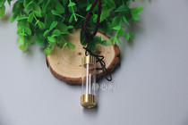 Necklace Gau Box Acrylic Men and women Carry-on Accessories Tibet Transparent Kau Box hanging Pendant hanging decoration large number