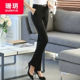 Костюм, черные рабочие штаны, свободный прямой крой, большой размер, облегающий крой