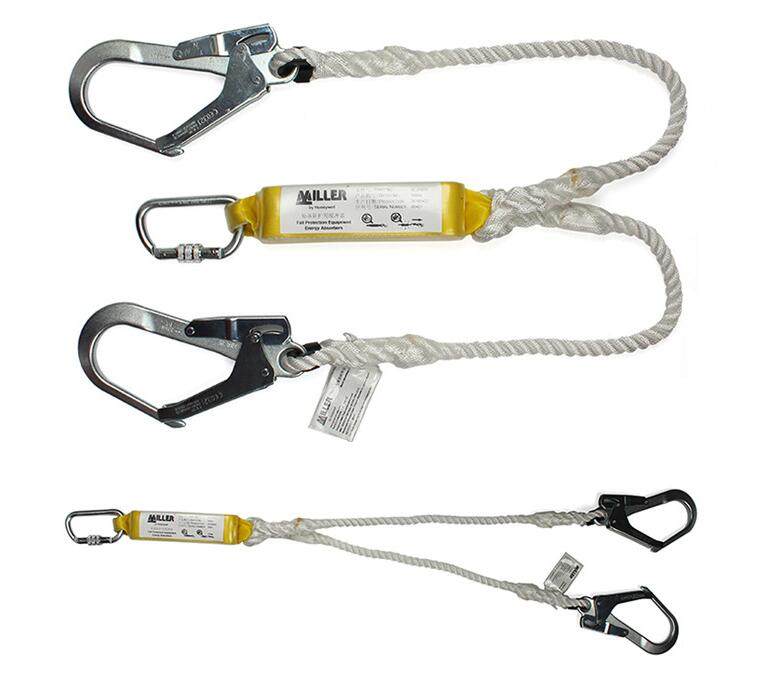 2021Honeywell Galvanized Steel GB24543 GB T24538 Double Fork Nylon Buffer Tether 12mm 6KN