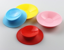 Childrens baby eating anti-knock double-sided strong suction suction cup tableware fixed bowl paste silicone non-slip anti-drop pad