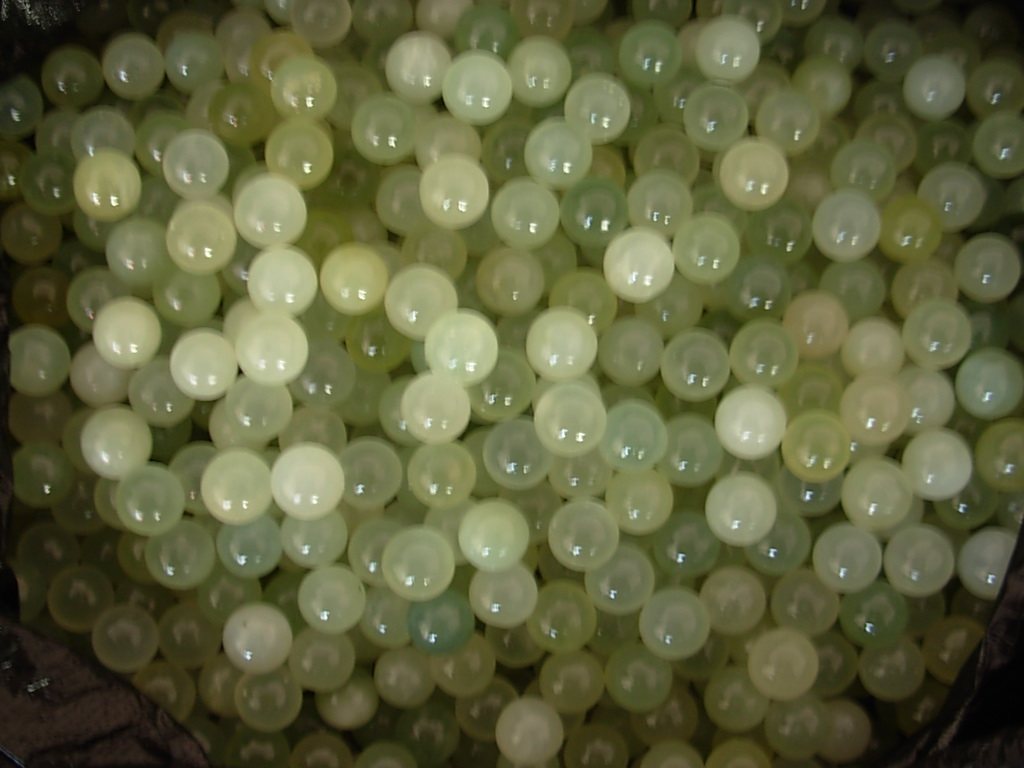 Hongyuyuan fine jade jade loose beads natural Xiuyu no holes and no spot need to be customized