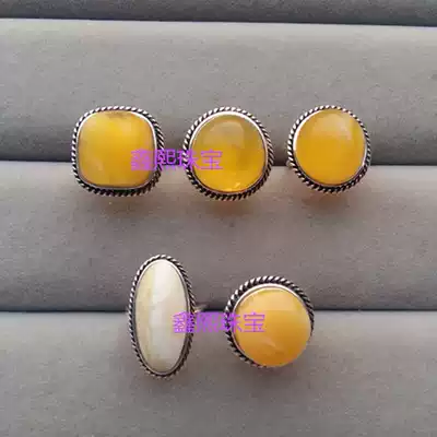 Pure handmade 925 silver retro twist ring empty support all kinds of irregular gems can be customized processing