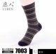 Deer 7003 Vớ nam bằng cotton vớ Kinh doanh Jacquard thường Deer Deer Cotton dày