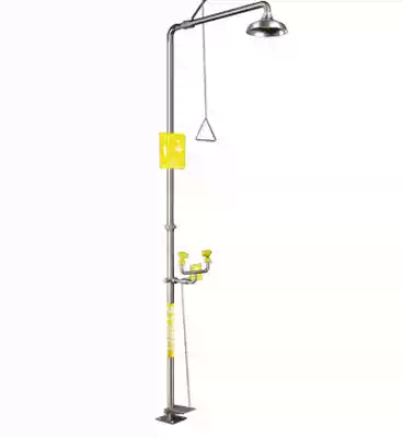 Stainless steel composite eye washer (no basin type)WG7050F composite emergency eye washer Laboratory