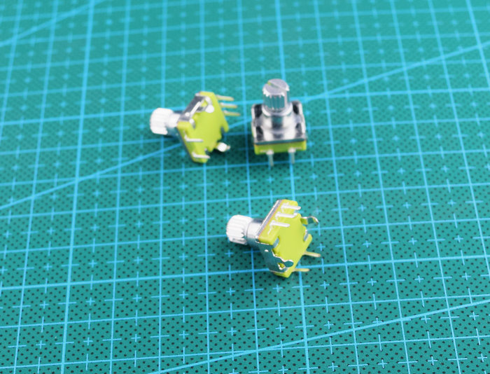Quality EC11 rotary incremental encoder slim coding switch sound digital potentiometers press switch