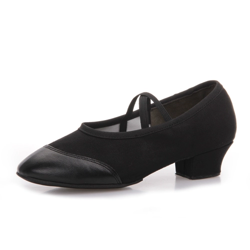 Красная обувь, дышащие танцующие туфли, из натуральной кожи, мягкая подошва