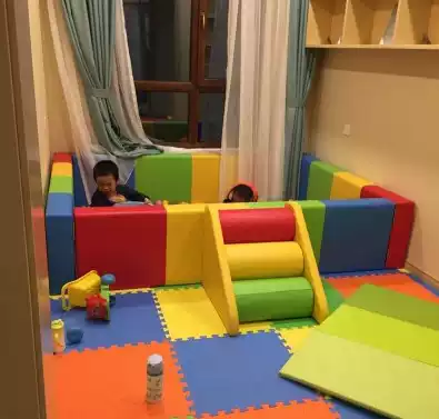 Early education parent-child kindergarten playground soft ocean ball pool Children's fence rectangular combination ball pool