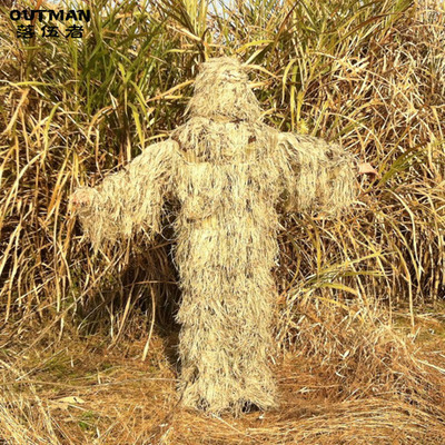  CS Field Camouflage Clothes Desert Camouflage Bionic Hair Silk Geely Costumes for Bird Costume Hunting