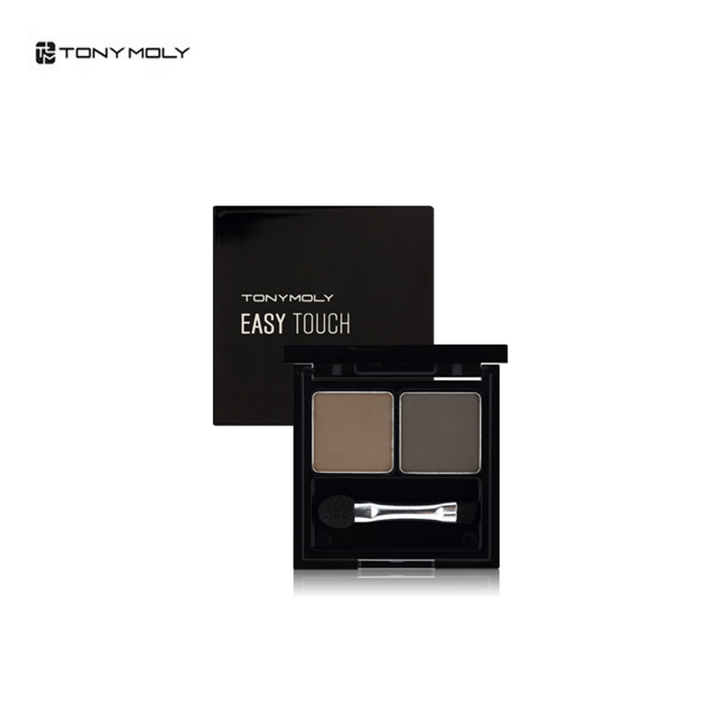 Tonymoly/托尼魅力 蛋糕双色眉粉咖啡色灰色系防水 韩国直邮