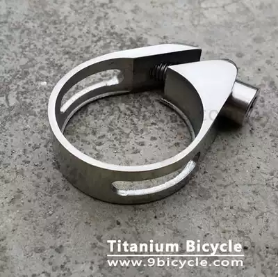 Titanium alloy seatpost clamp 31 8mm 34 9mm diameter titanium alloy seatpost clamp Seatpost clamp tube bundle